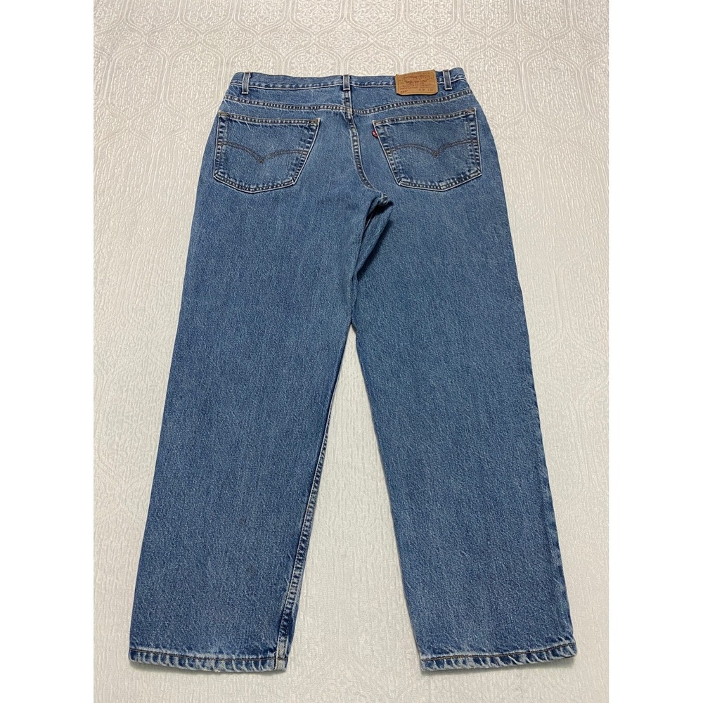 Vintage Levis 550 Relaxed Fit Mens Jeans Size 38×30 Blue Straight